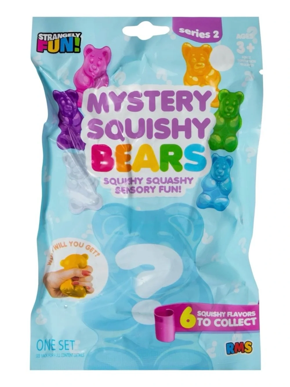 RMS Crazy Fun Mystery Squishy Bears - Set of 3!